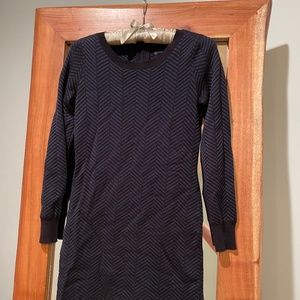 Striped long sleeve dress